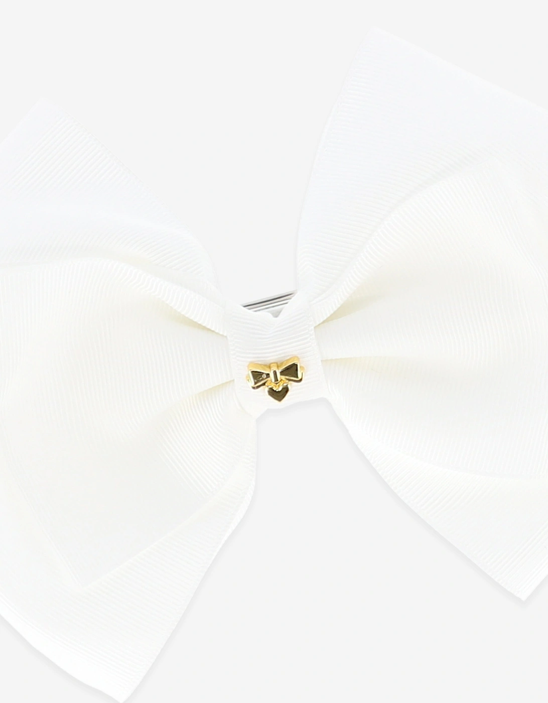 Angels Face Girls Mega Bow Hair Clip in White