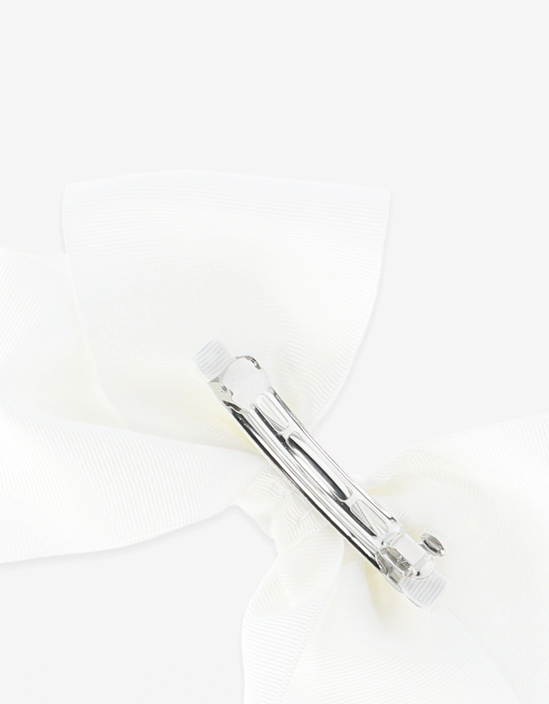 Angels Face Girls Mega Bow Hair Clip in White