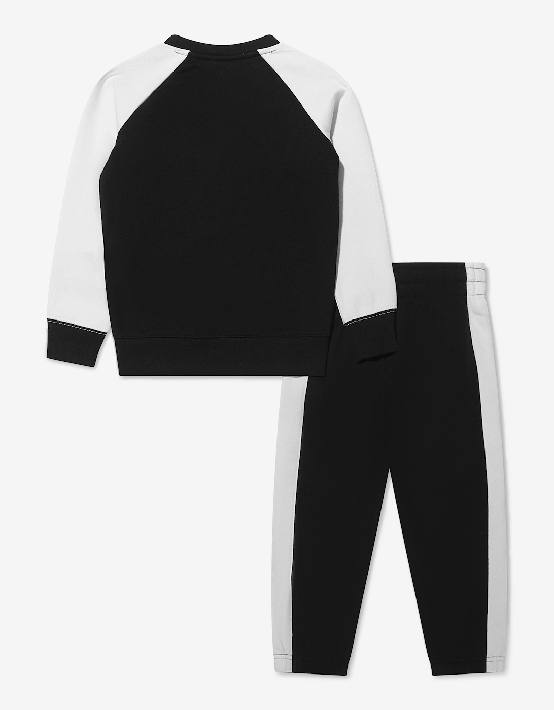 Boys Oversized Futura Crew Tracksuit in Black