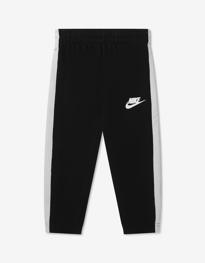 Boys Oversized Futura Crew Tracksuit in Black