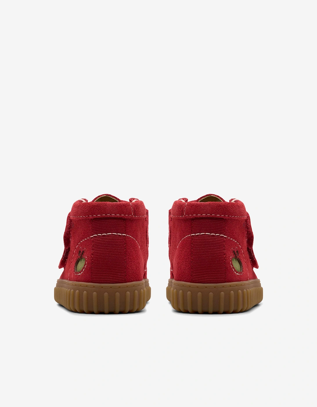 Baby Suede Apple Tor Hill Boots in Red
