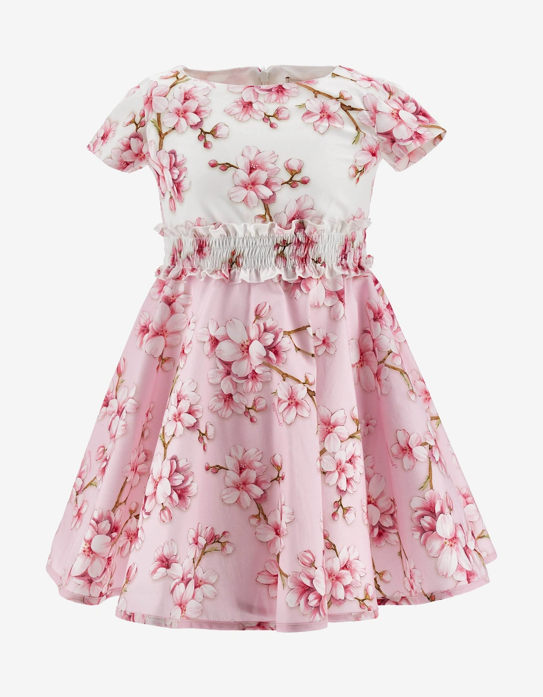 Girls Peach Blossom Dress in Pink, 5 of 4