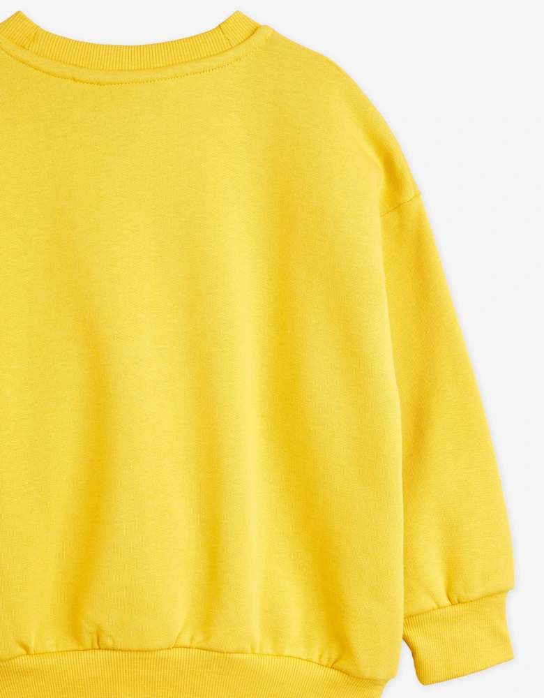 Kids Agaha Dogs Swetshirt in Yellow