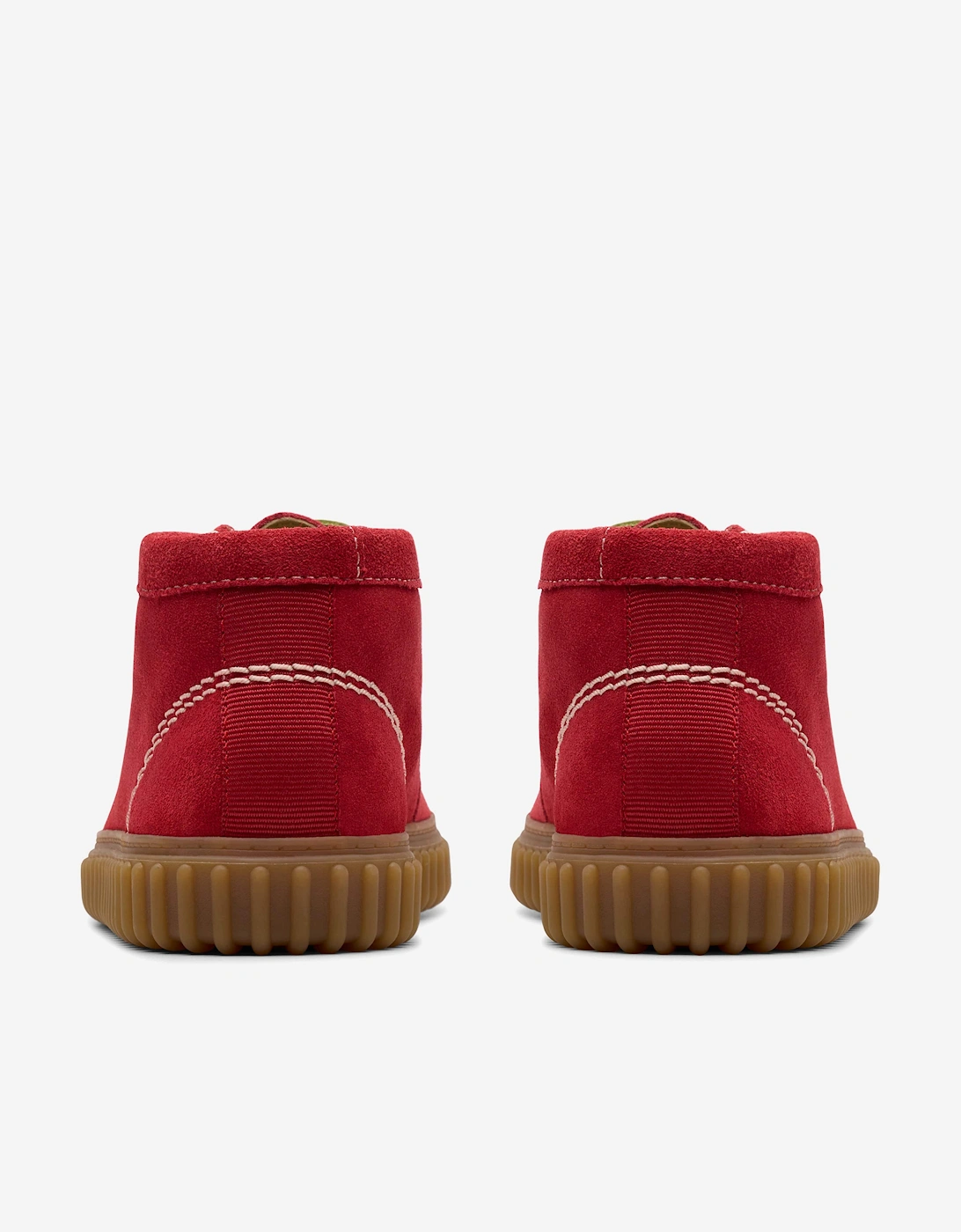 Kids Suede Tor Hill Boots in Red