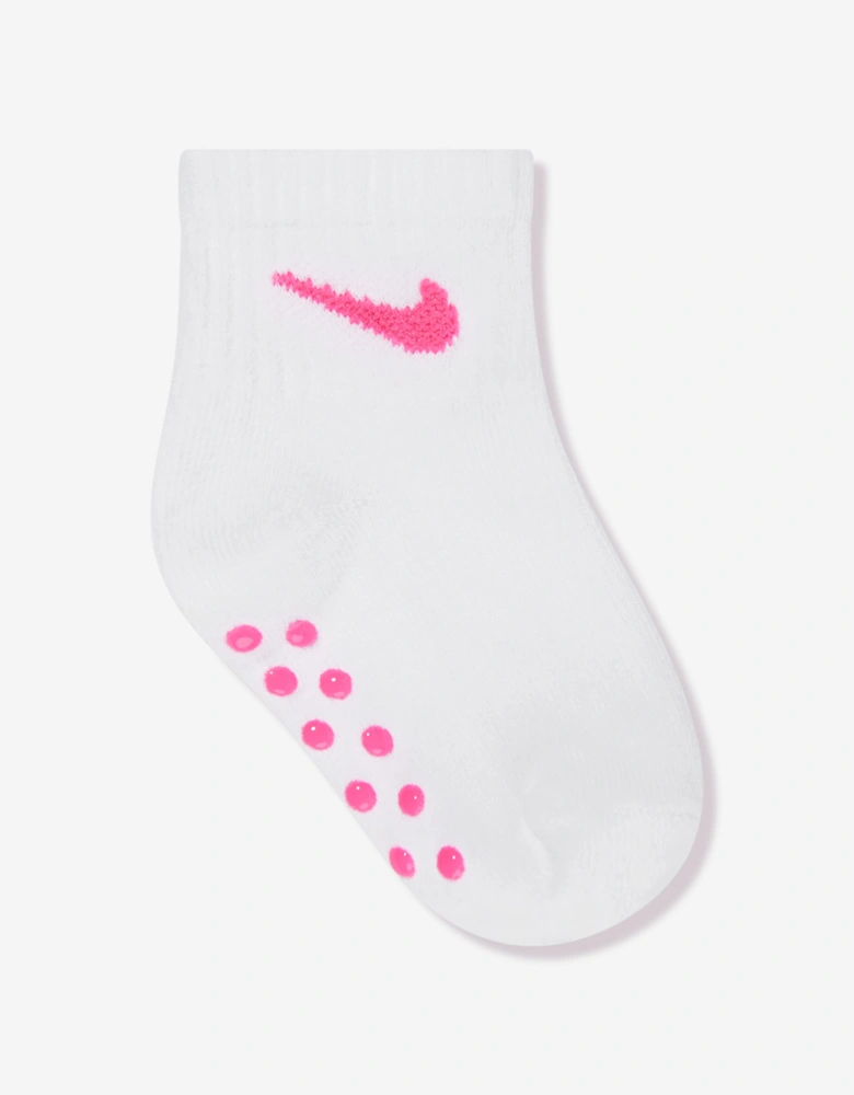 Baby Girls Pop Colour 6 Pack Socks Set in Pink