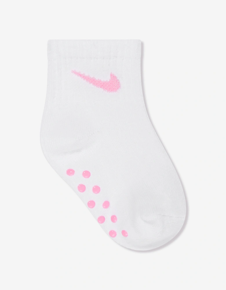 Baby Girls Pop Colour 6 Pack Socks Set in Pink