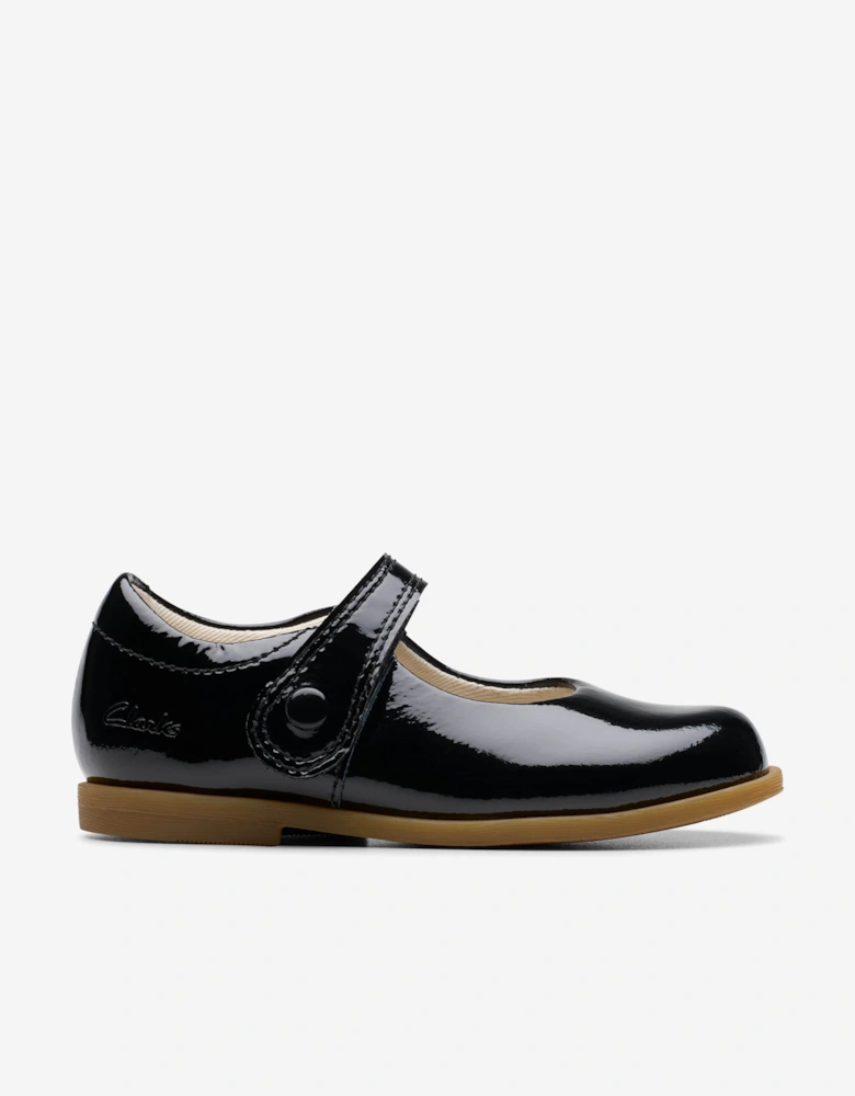 Baby Girls Patent Drew Tap Mary Jane Shoes in Black