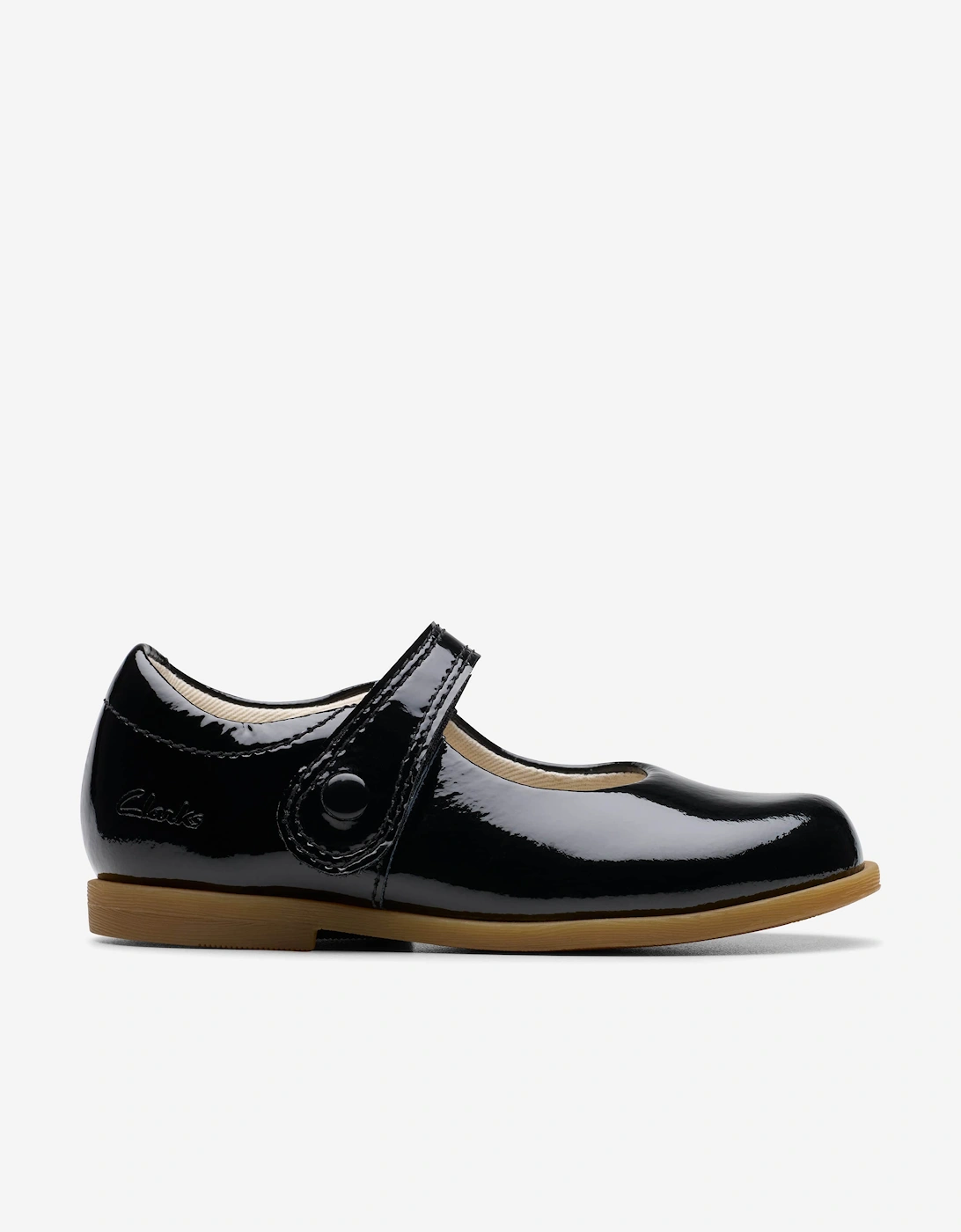 Baby Girls Patent Drew Tap Mary Jane Shoes in Black, 5 of 4