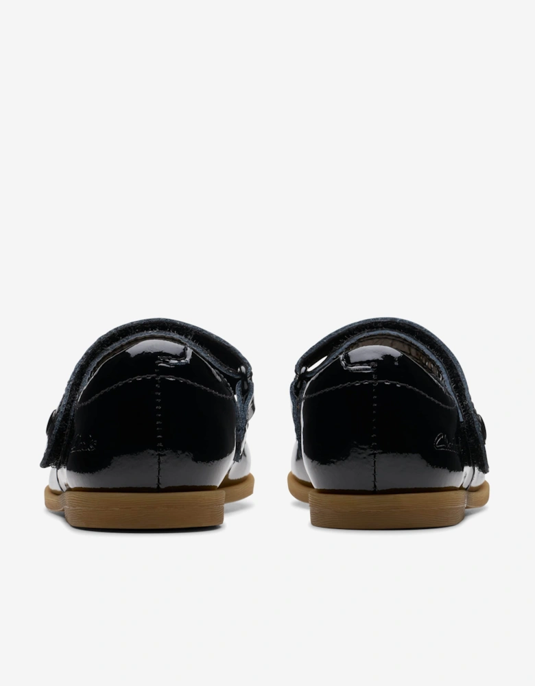 Baby Girls Patent Drew Tap Mary Jane Shoes in Black