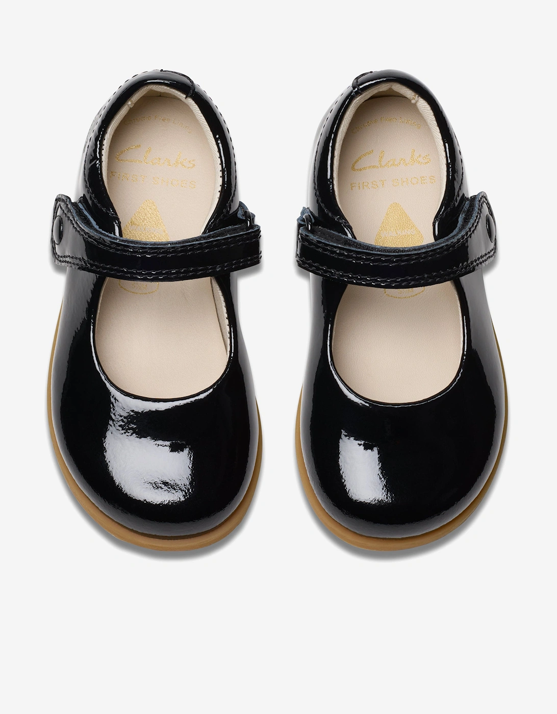 Baby Girls Patent Drew Tap Mary Jane Shoes in Black
