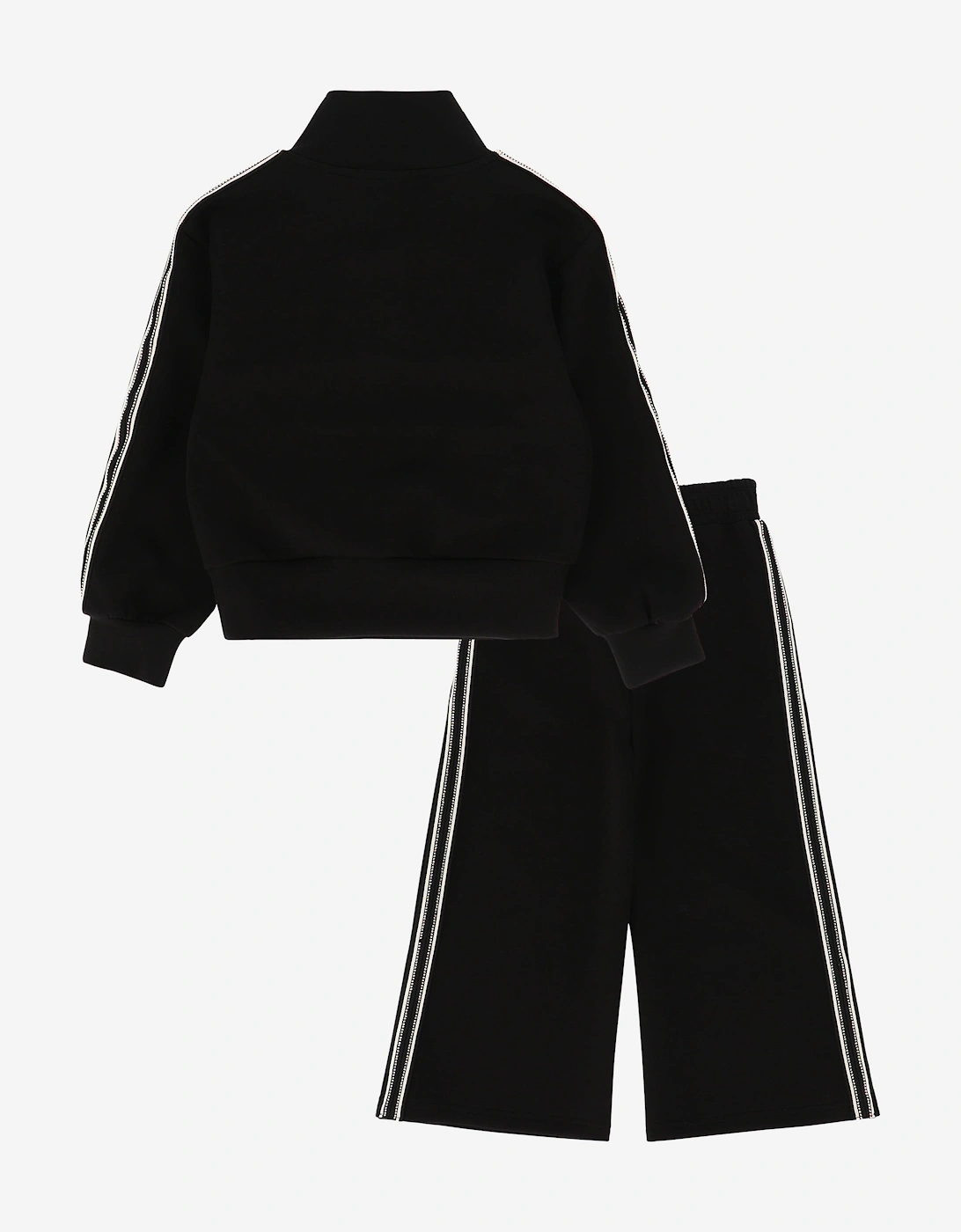 Angels Face Girls Molly Half Zip Tracksuit in Black