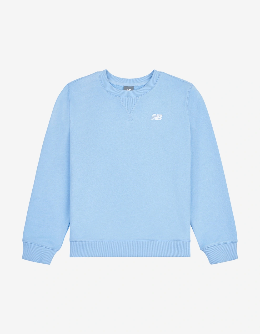 Boys French Terry Small Logo Sweatshirt in Blue, 5 of 4