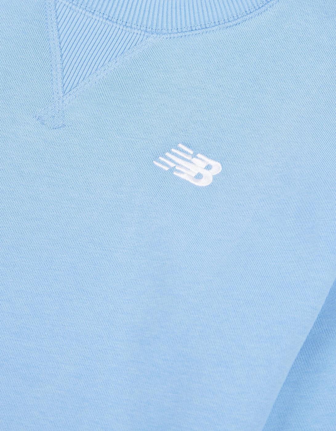 Boys French Terry Small Logo Sweatshirt in Blue