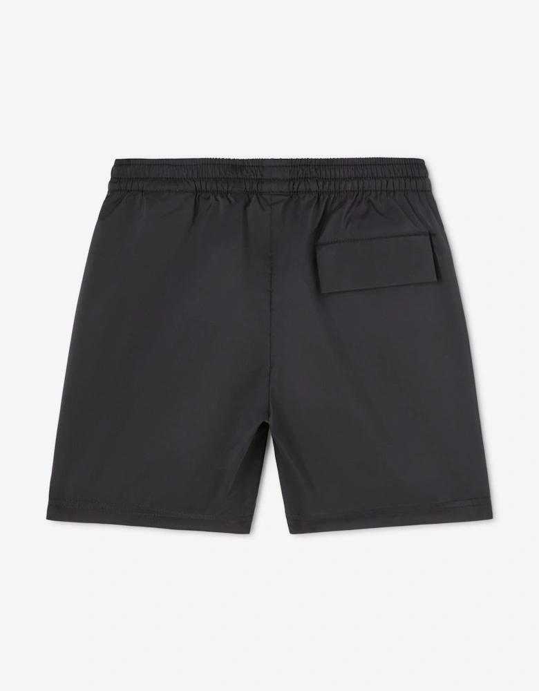 Boys Overlogo Swim Shorts in Black