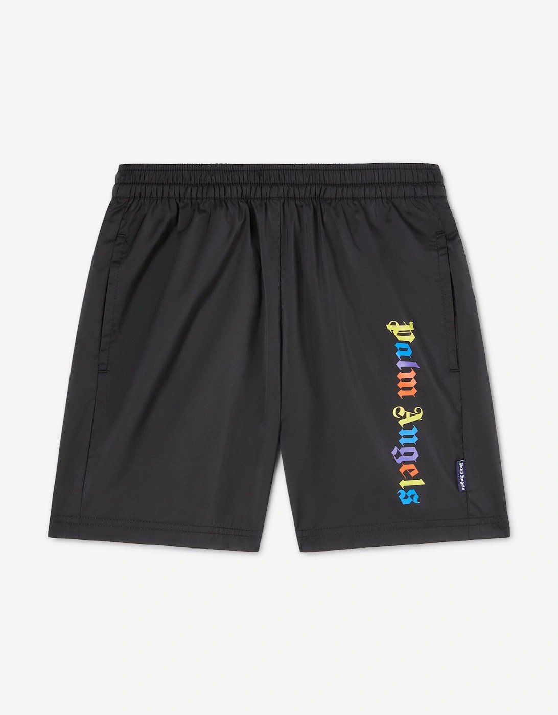 Boys Overlogo Swim Shorts in Black, 5 of 4