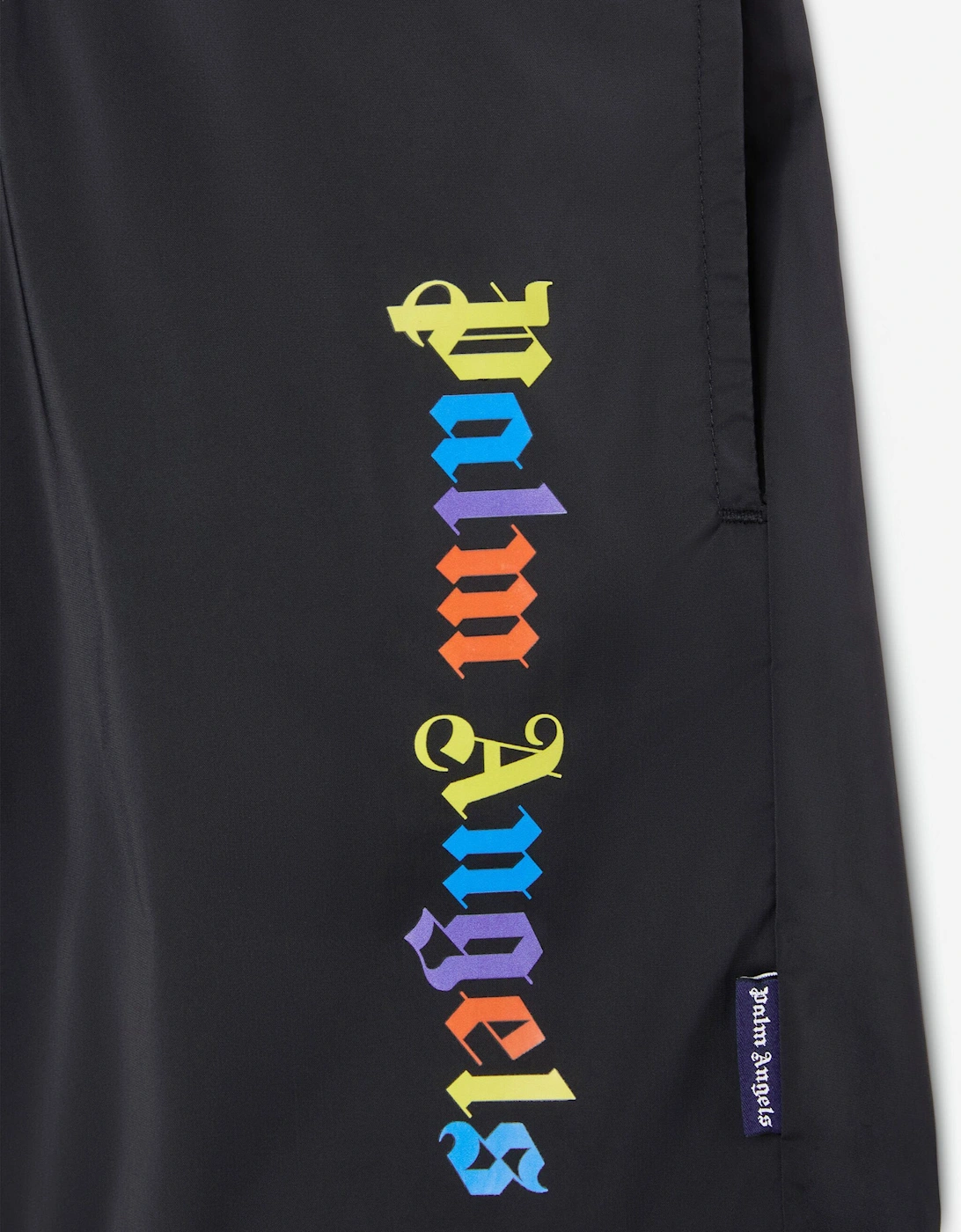 Boys Overlogo Swim Shorts in Black
