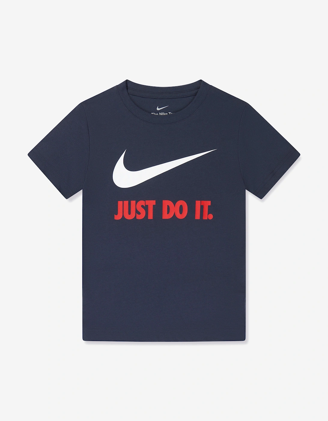 Boys Swoosh JDI T-Shirt in Navy, 5 of 4