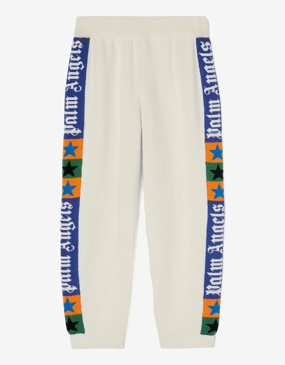 Kids Jacquard Logo Band Joggers in Ivory, 5 of 4