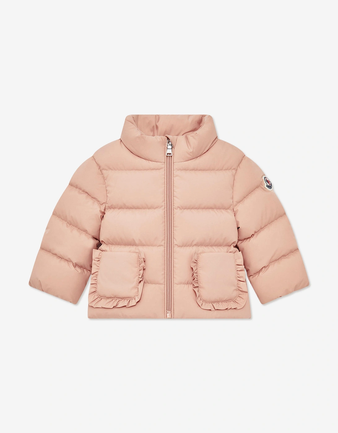Baby Girls Down Padded Onica Jacket in Pink, 5 of 4