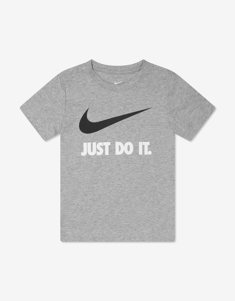 Boys Swoosh JDI T-Shirt in Grey