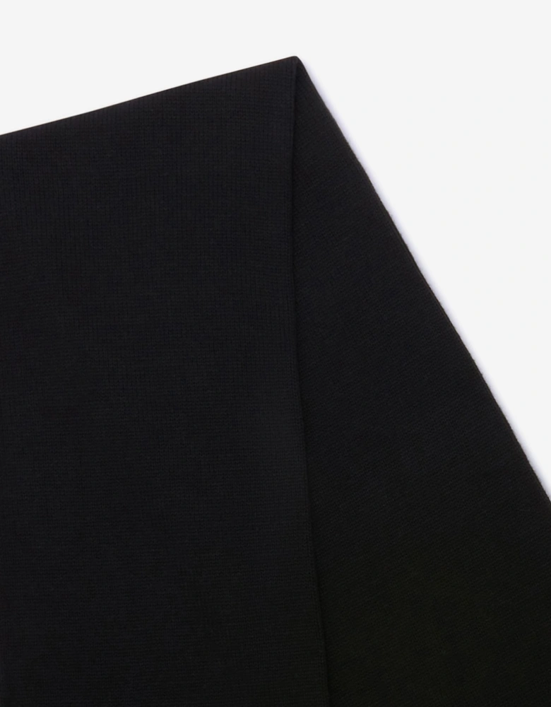 Kids Logo Knit Scarf in Black