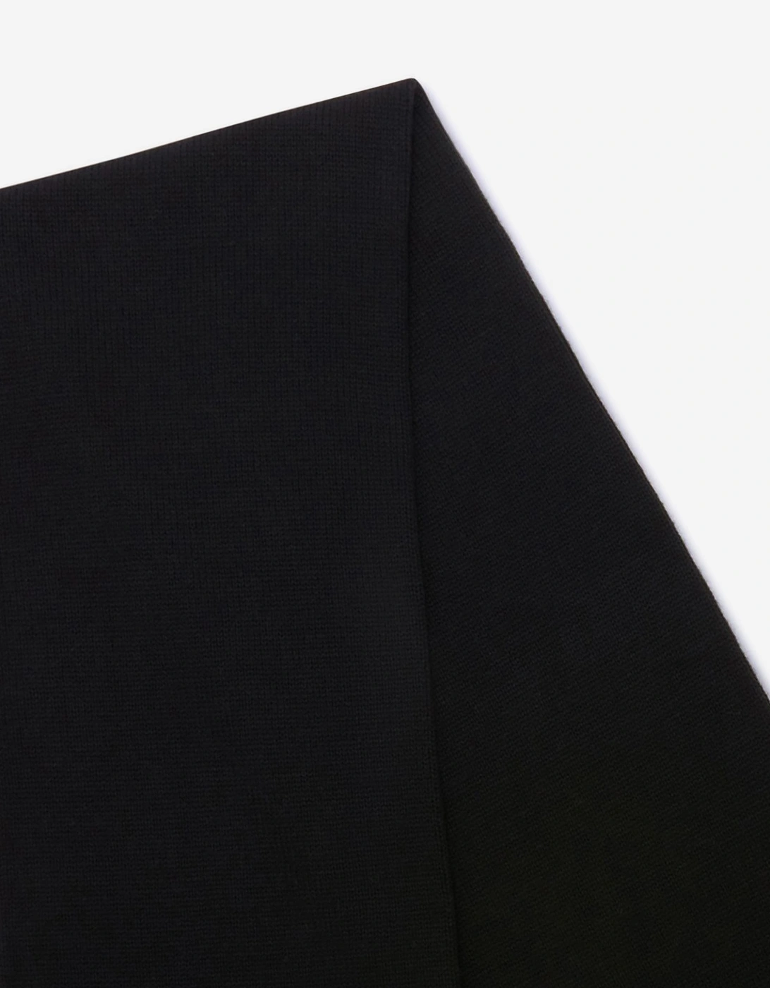 Kids Logo Knit Scarf in Black