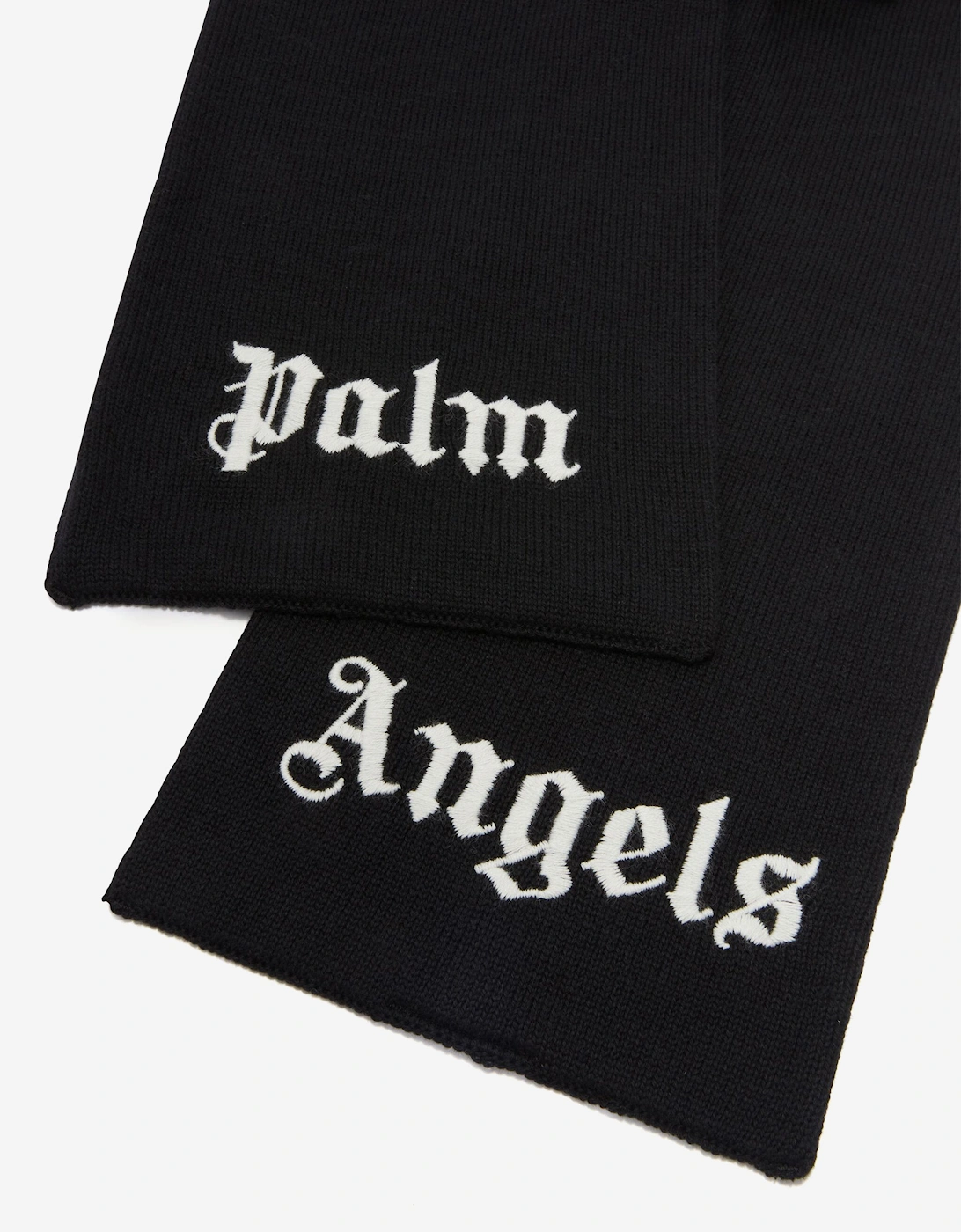 Kids Logo Knit Scarf in Black