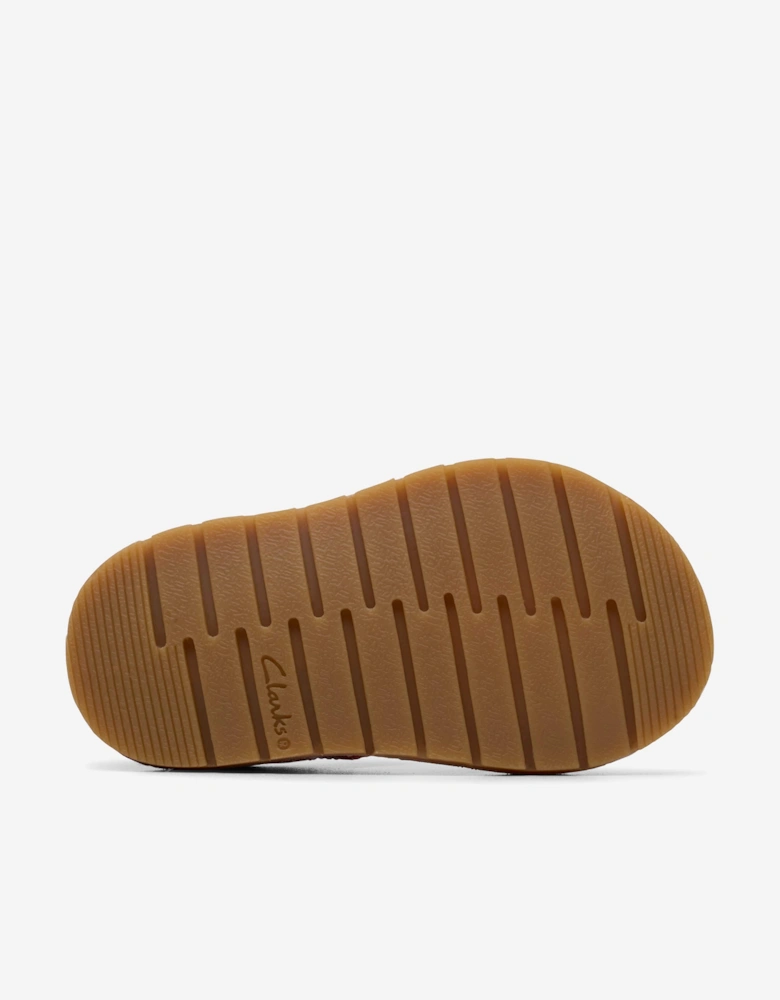 Baby Girls Leather Play Sun Reef Sandals in Red