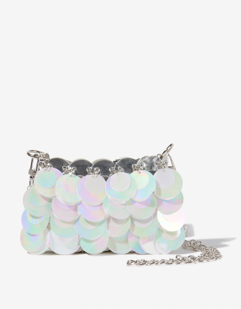 Angels Face Girls Rabaneda Sequin Bag in White