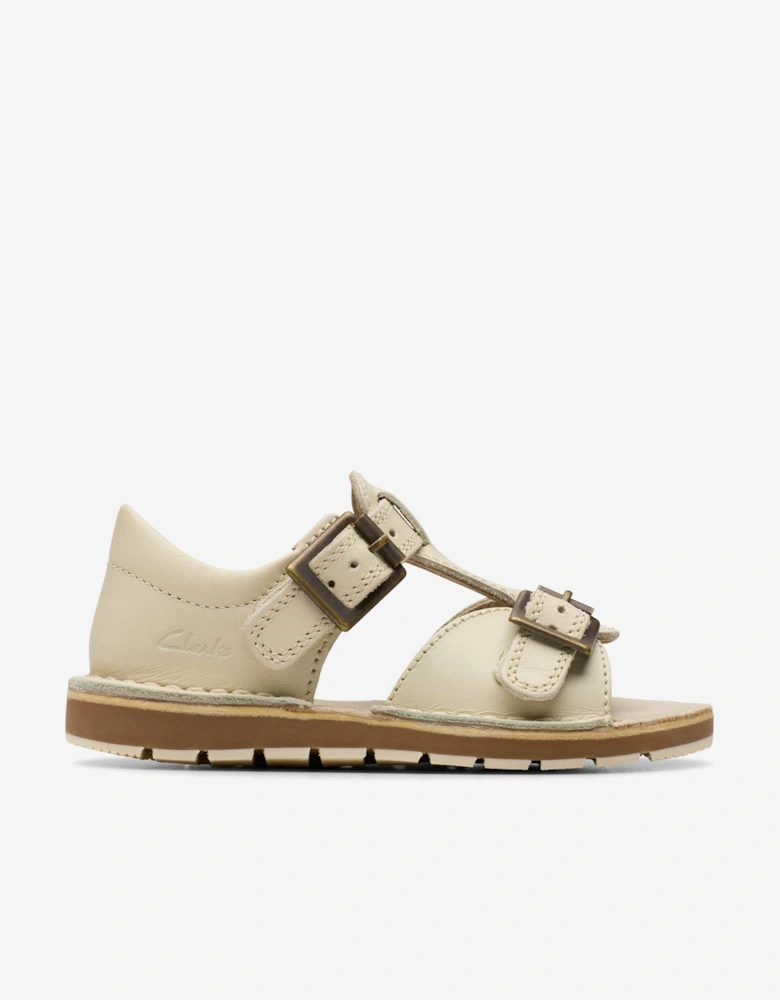 Baby Girls Leather Play Sun Reef Sandals in White