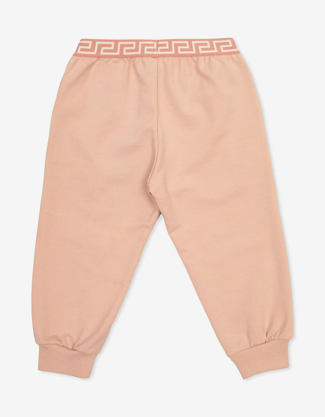 Baby Girls Medusa Logo Joggers in Pink