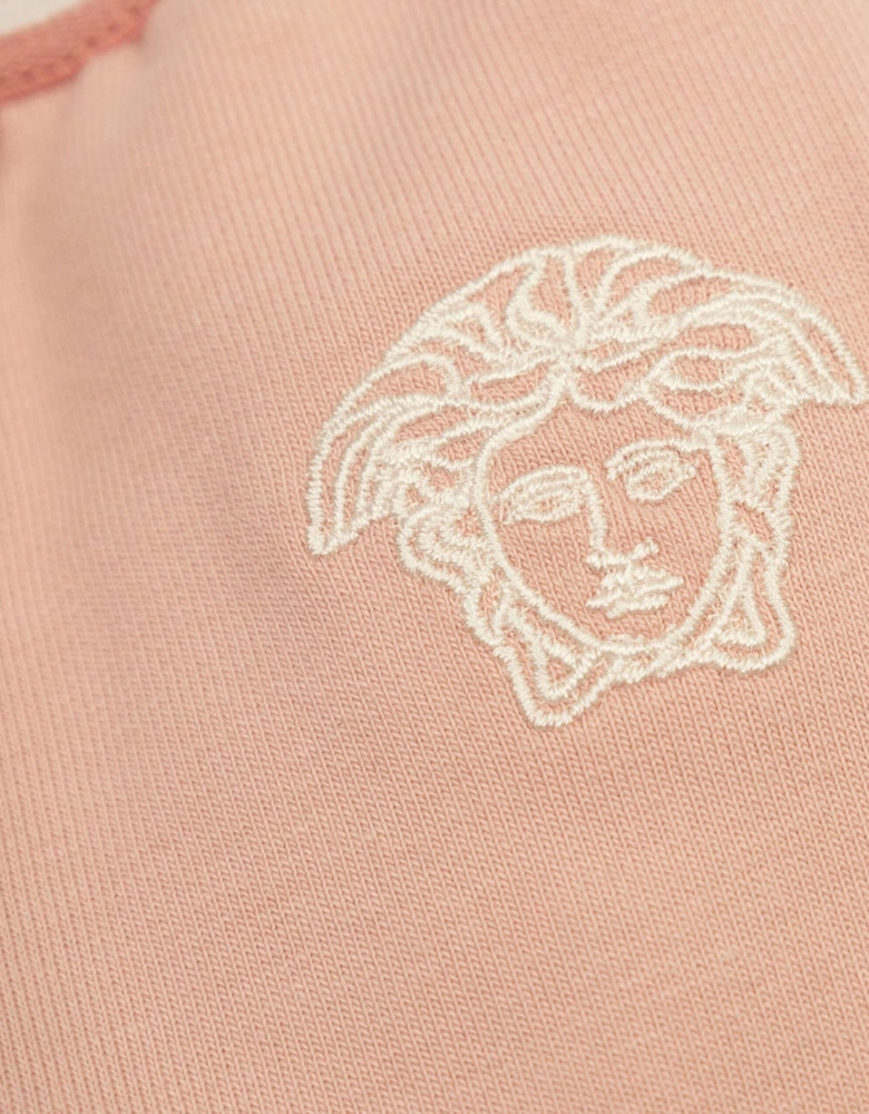 Baby Girls Medusa Logo Joggers in Pink