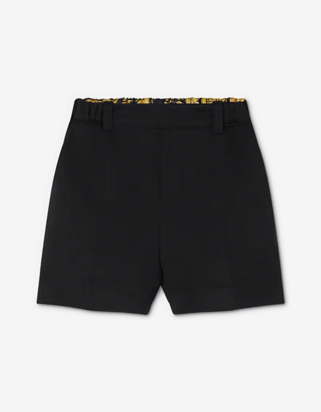Baby Boys Punto Milano Shorts in Black, 5 of 4