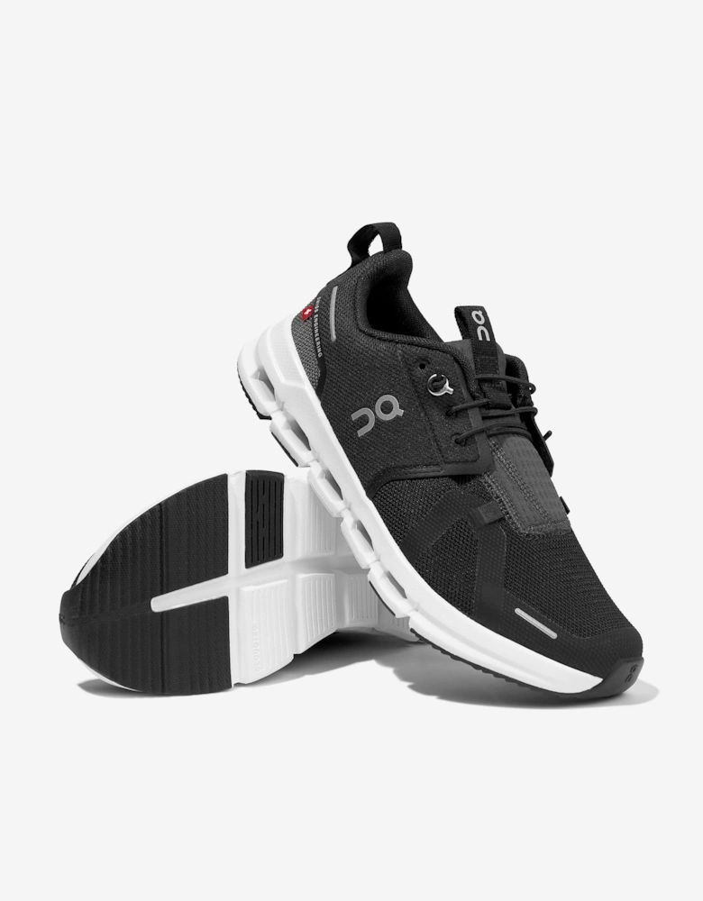 Running Kids Cloud Sky Trainers in Black