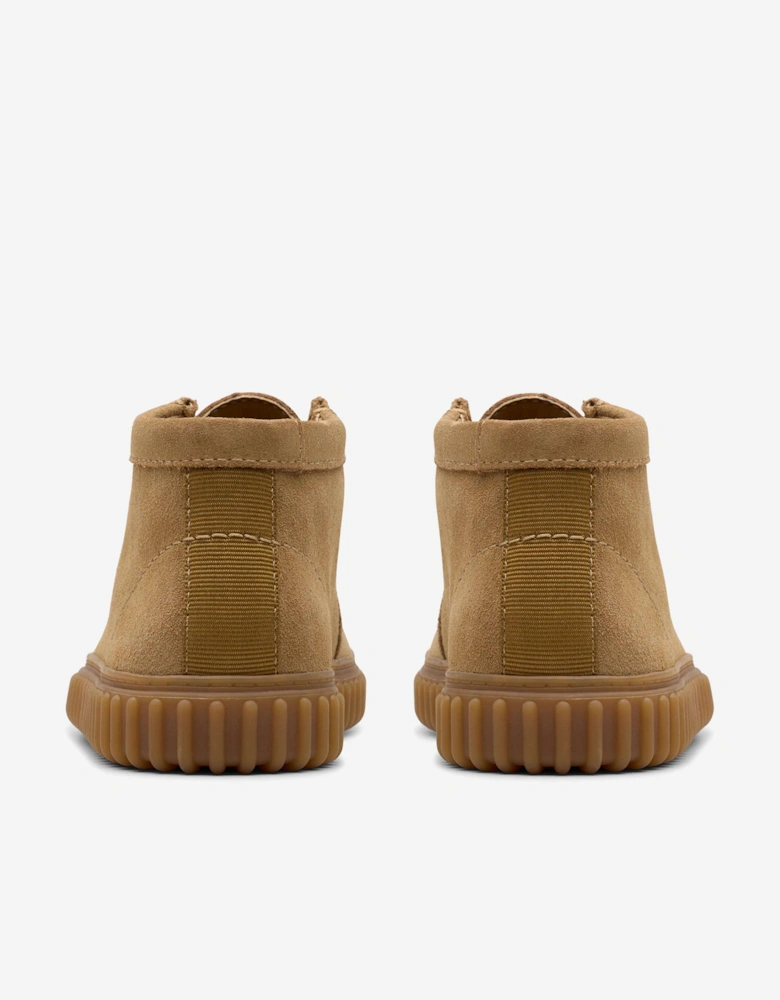 Kids Suede Tor Hill Boots in Beige
