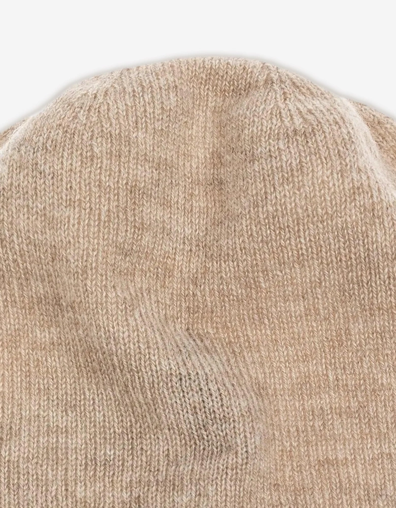Baby Cashmere Beanie Hat in Beige