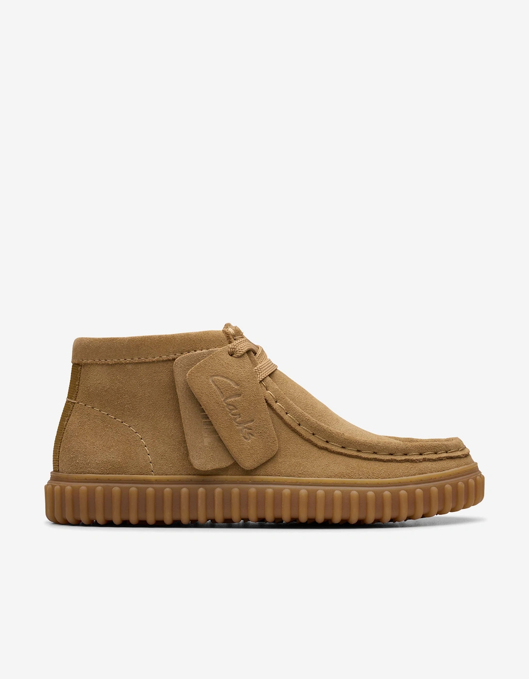 Kids Suede Tor Hill Boots in Beige, 5 of 4