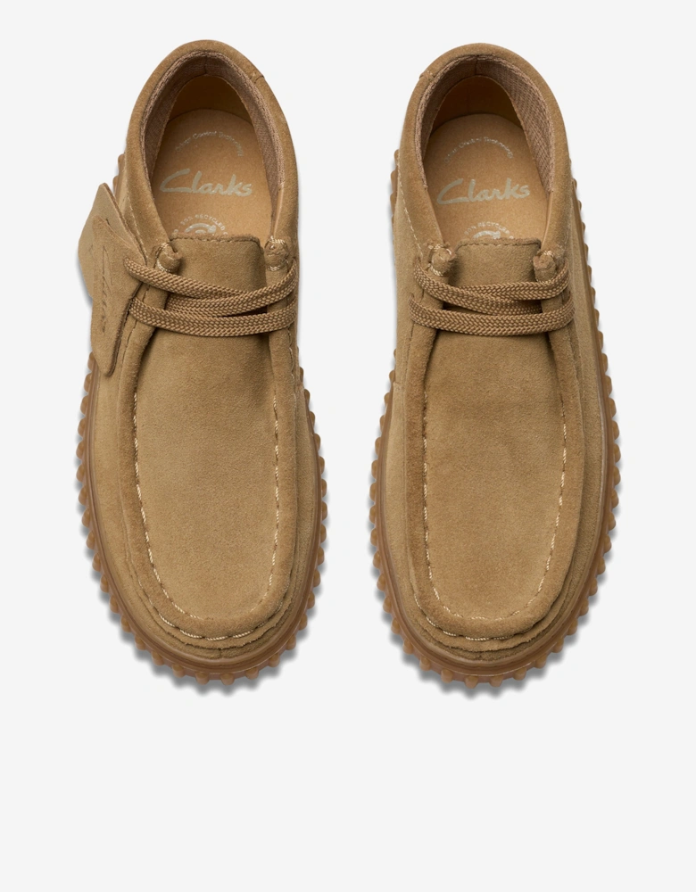 Kids Suede Tor Hill Boots in Beige