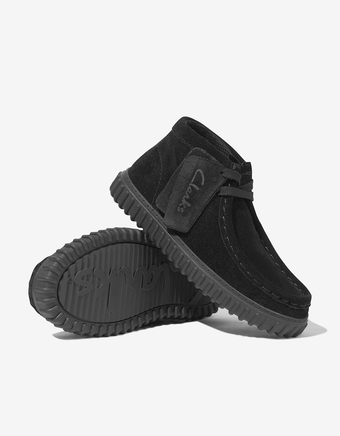 Kids Suede Tor Hill Boots in Black