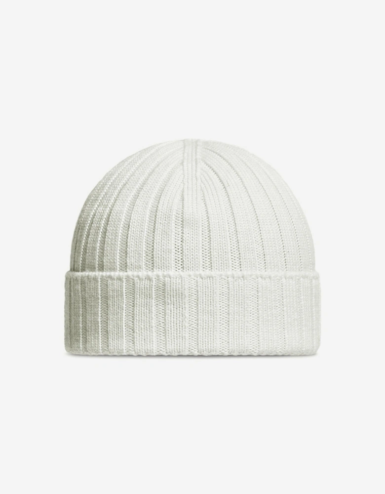 Baby Wool Beanie Hat in Ivory