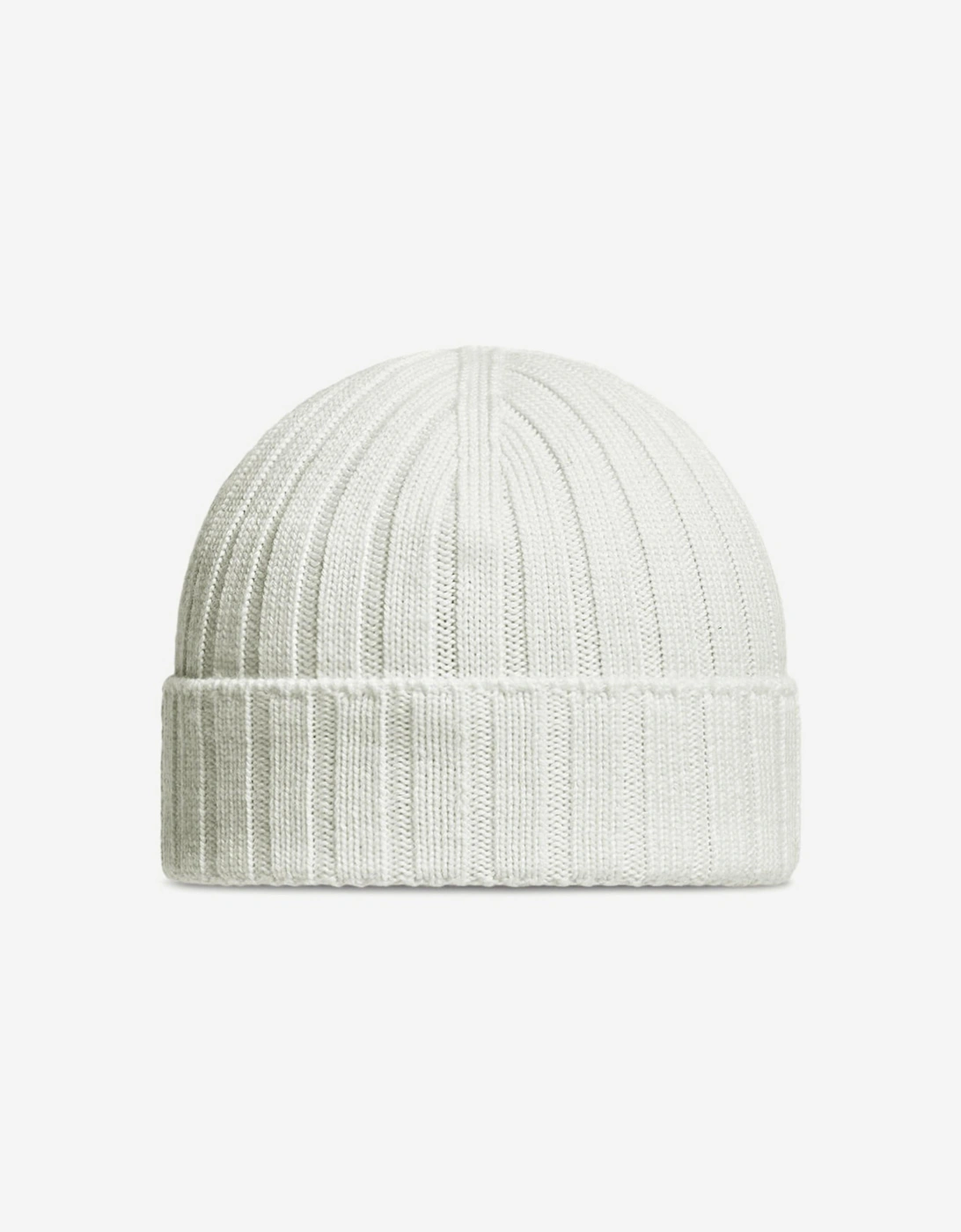 Baby Wool Beanie Hat in Ivory
