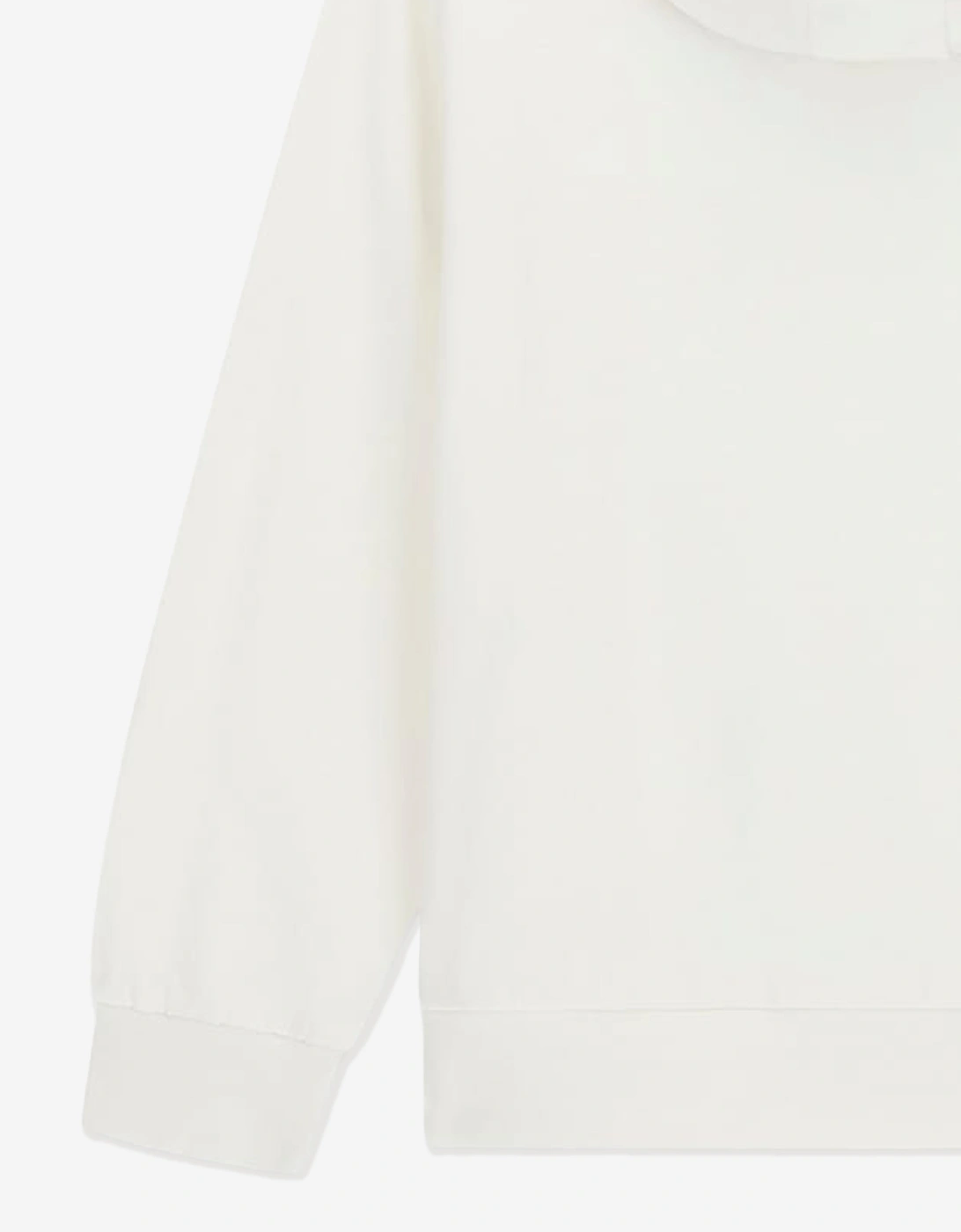 Girls Oversized Bear Hoodie in Ivory