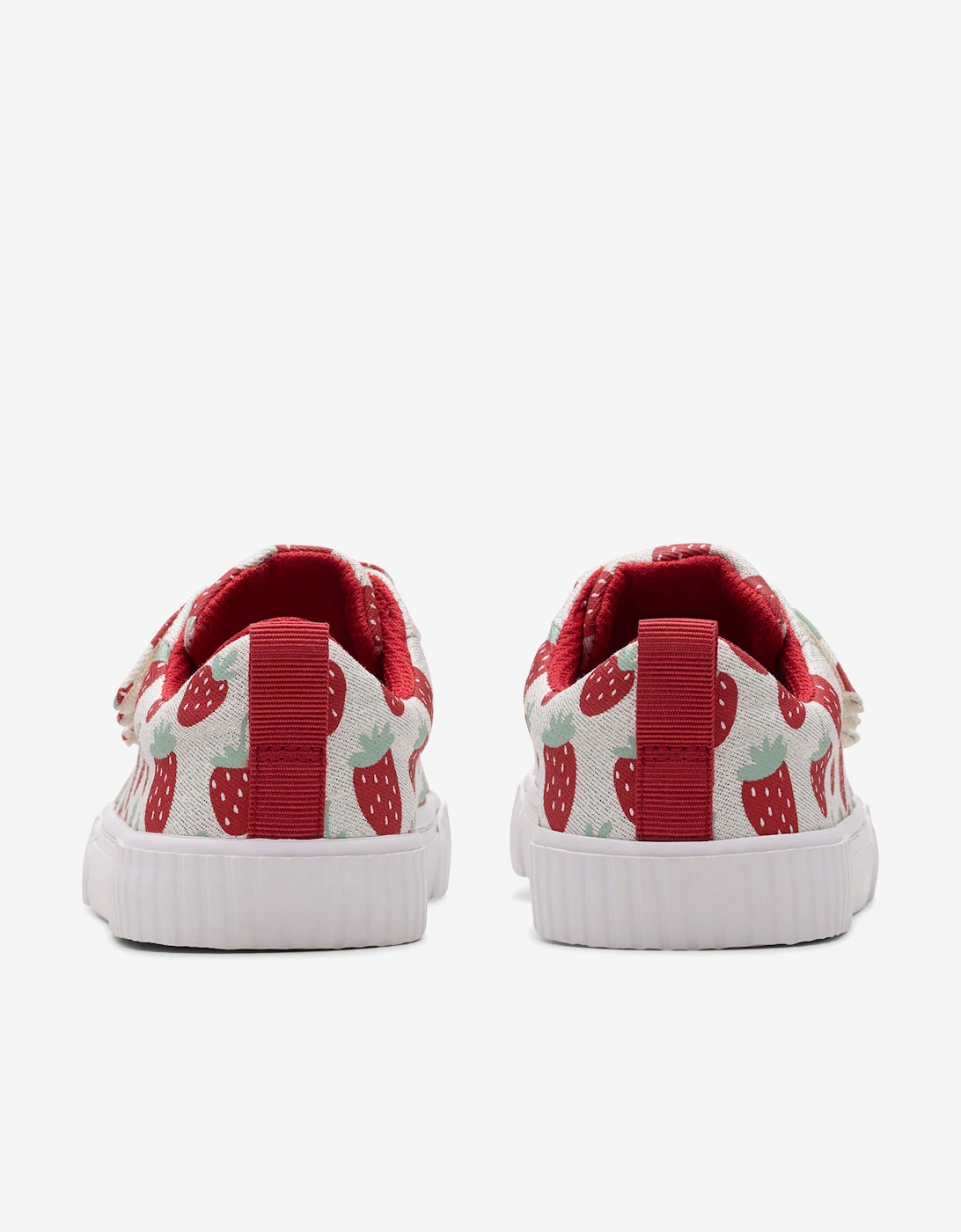 Girls Foxing Fraise Trainers in Beige