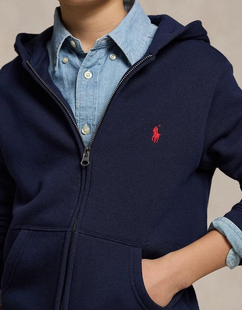 Boys Logo Zip Up Top