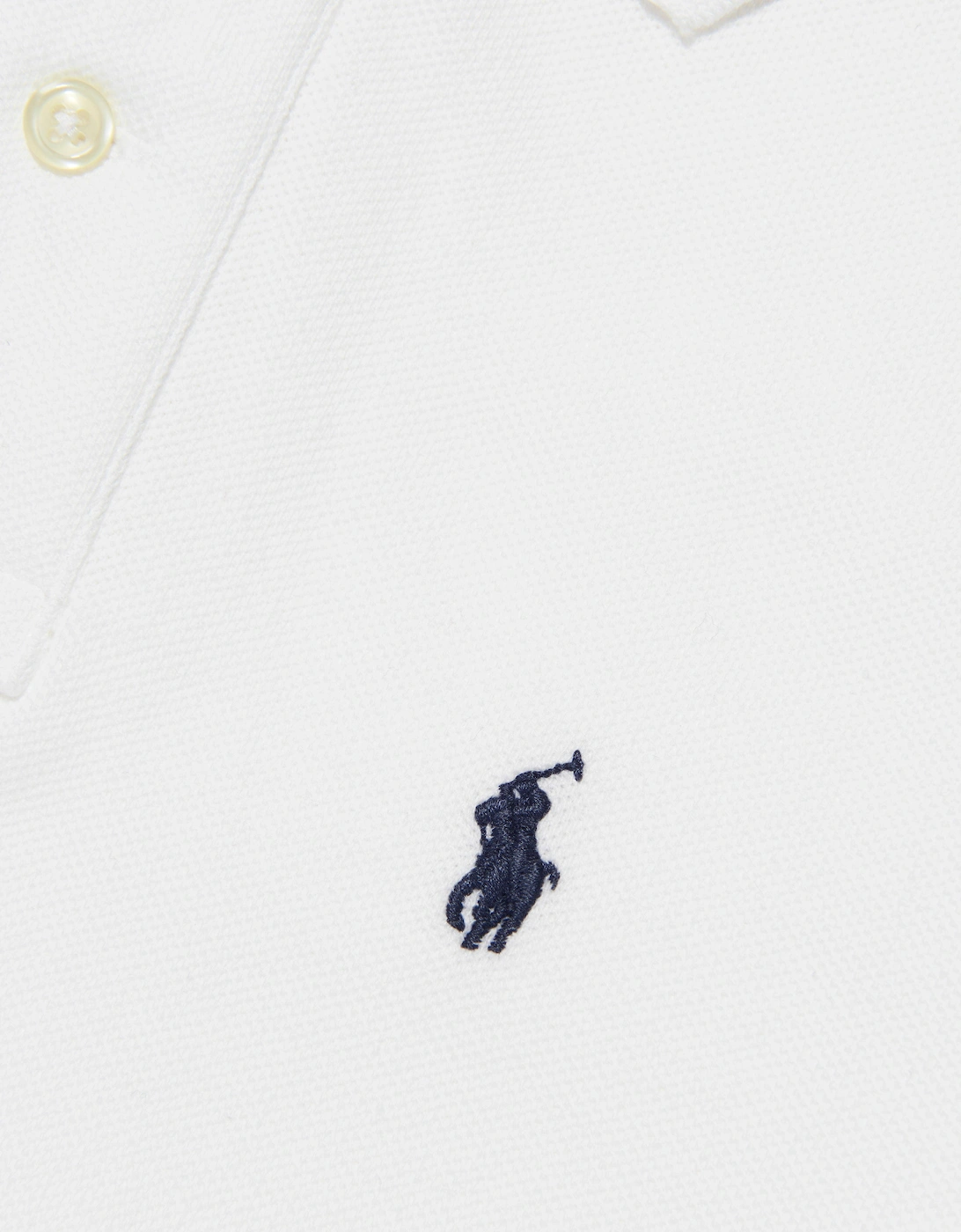 Boys Custom Fit Polo Shirt in White