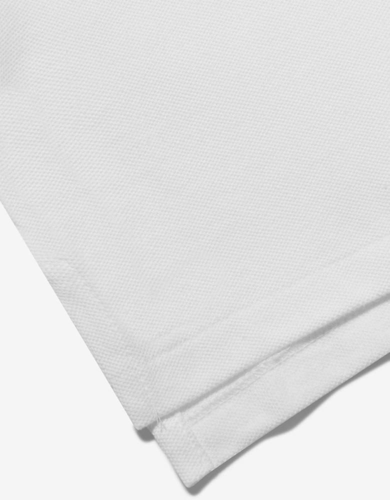 Boys Custom Fit Polo Shirt in White