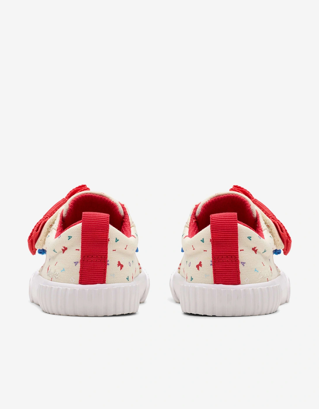 Girls Roald Dahl Foxing Bow Trainers in Ivory