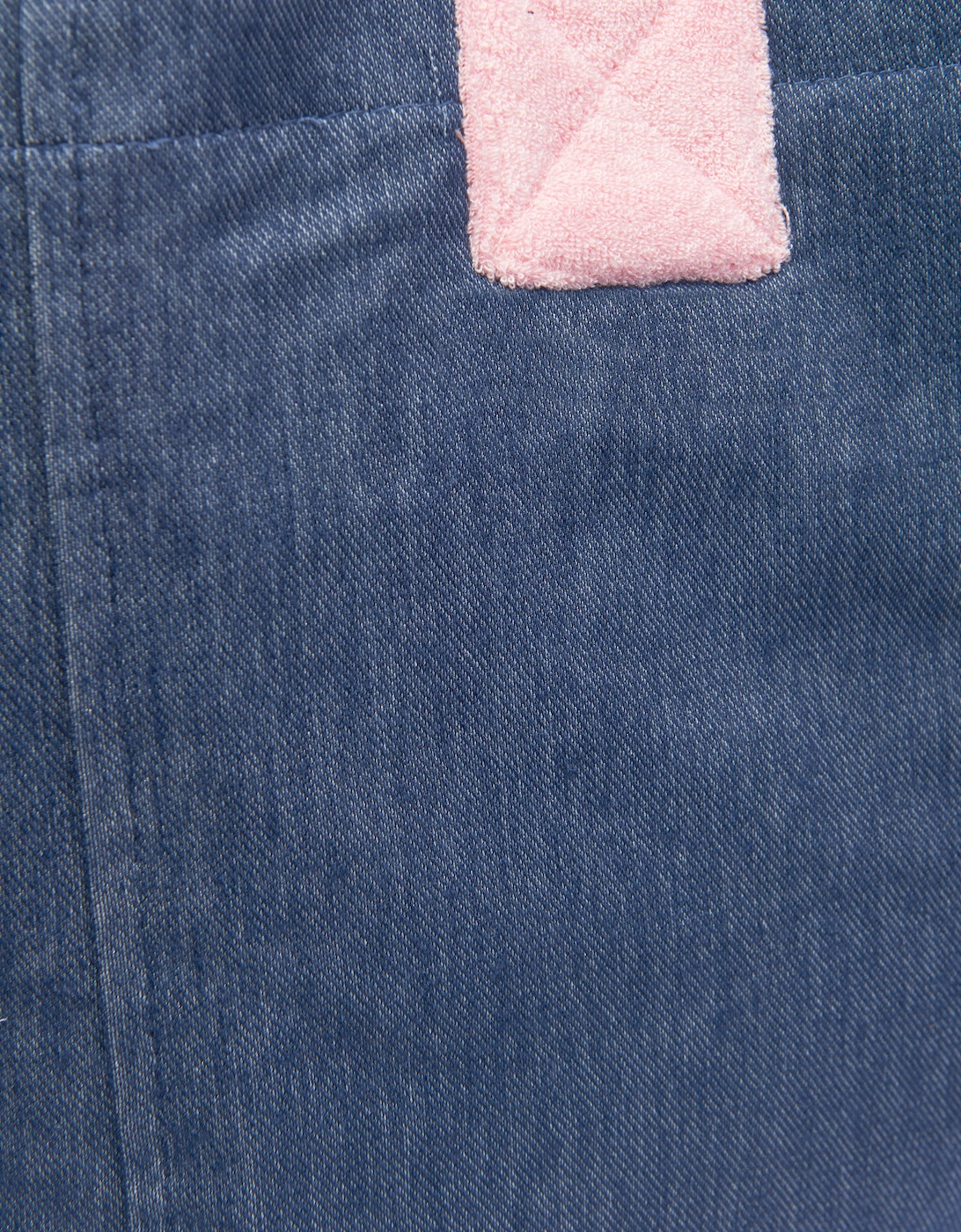 Girls Denim Look Tote Bag in Blue