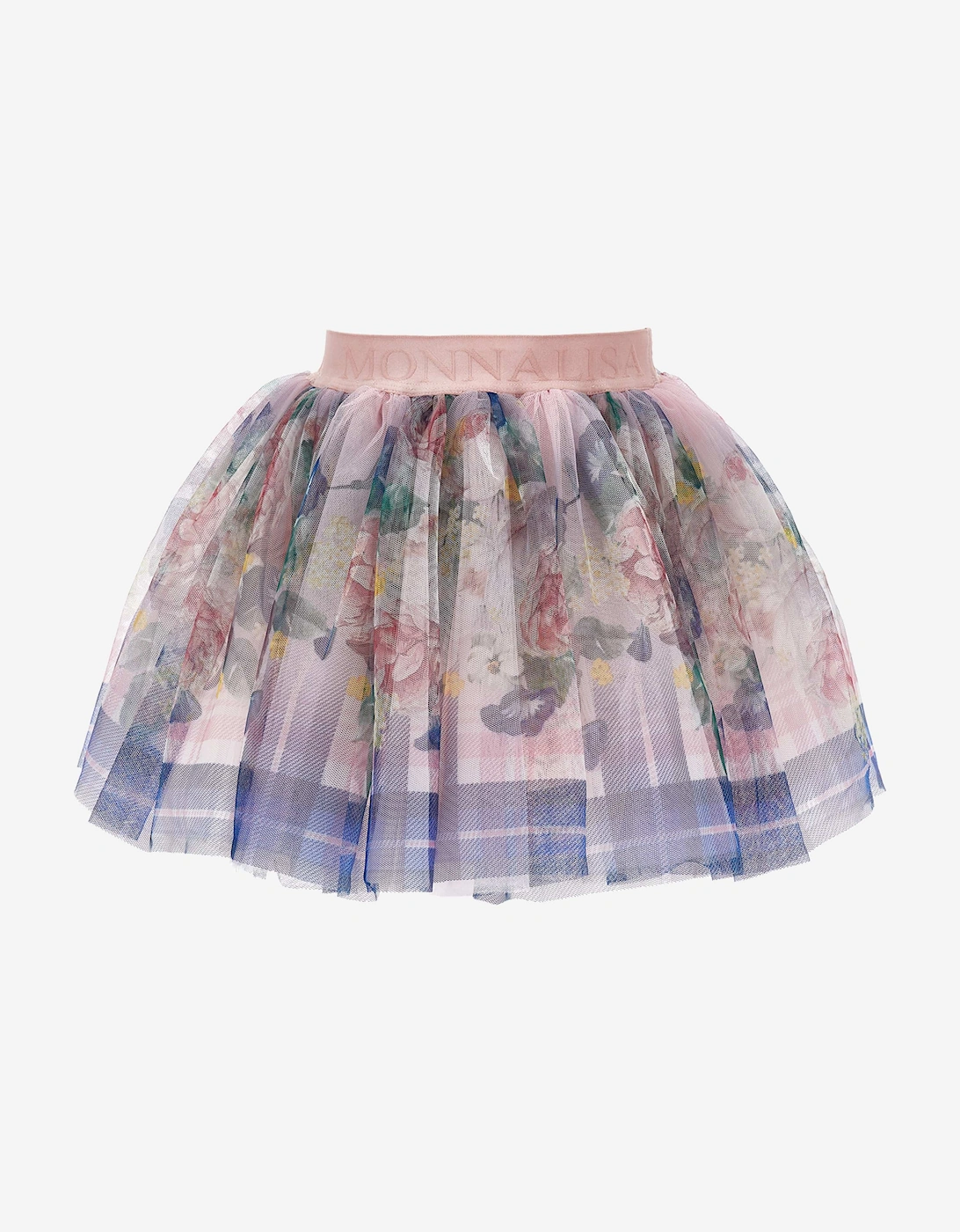 Girls Baroque Floral Skirt in Multicolour