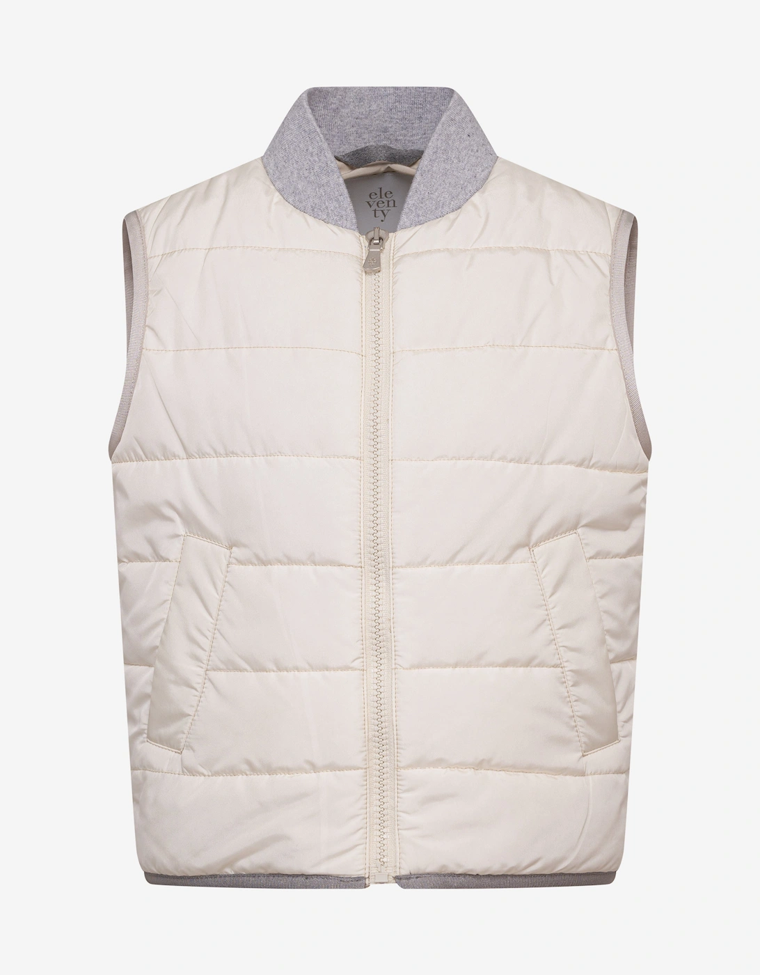 Boys Padded Gilet in Ivory, 5 of 4